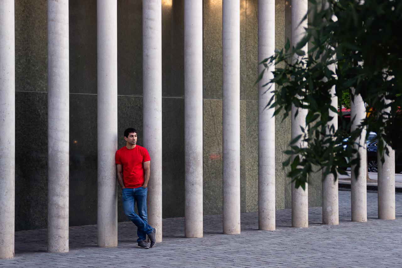 Polera Roja Cuello Redondo – Colección Origen